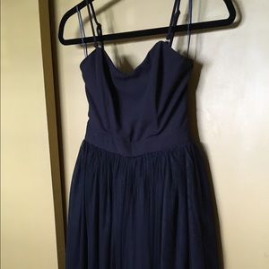 Navy blue formal dress